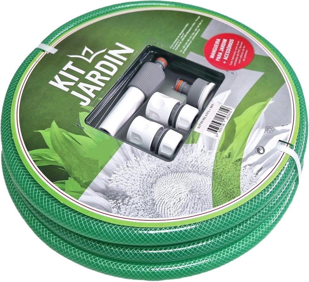 MANGUERA DE JARDIN LATEX EXTRAFLEXIBLE REFORZADA DIAM. 15 - 25 MTS.
