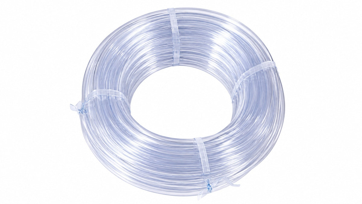 Manguera transparente de PVC cristal flexible en rollo
