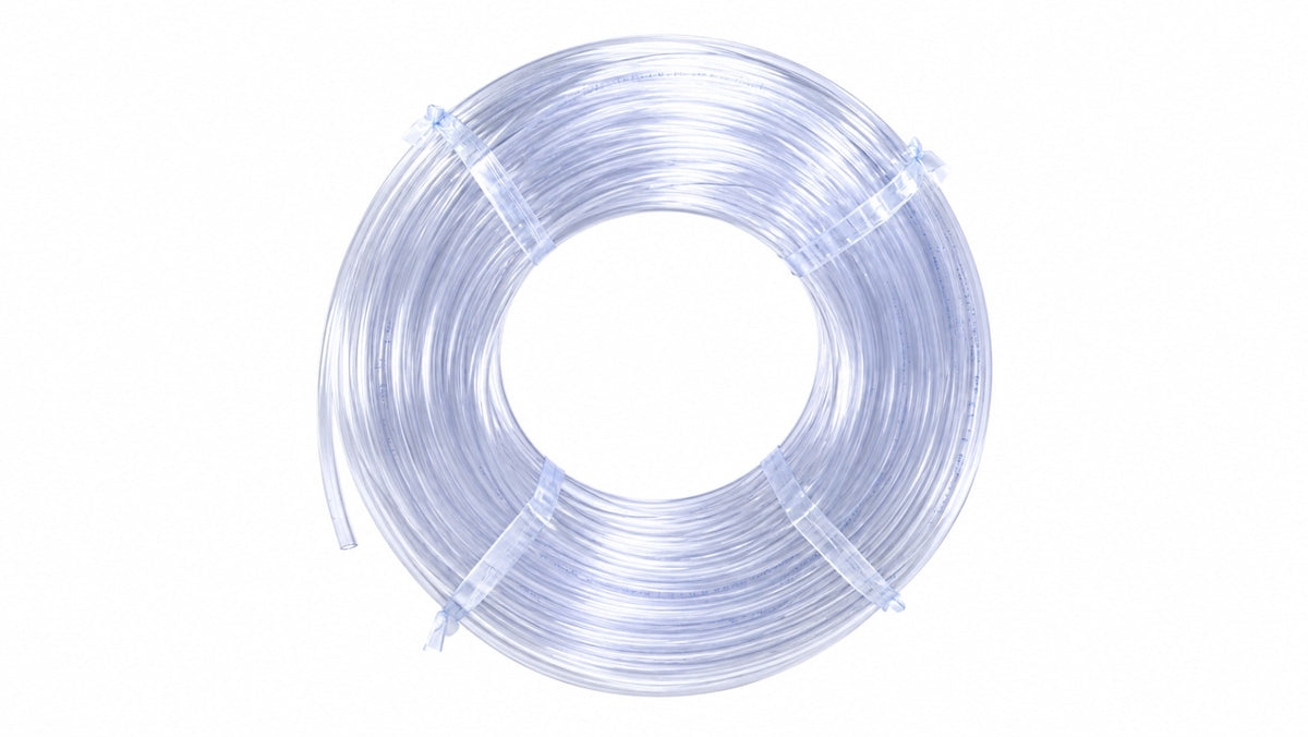 Tubo de PVC cristal transparente flexible en rollo — TubosPro