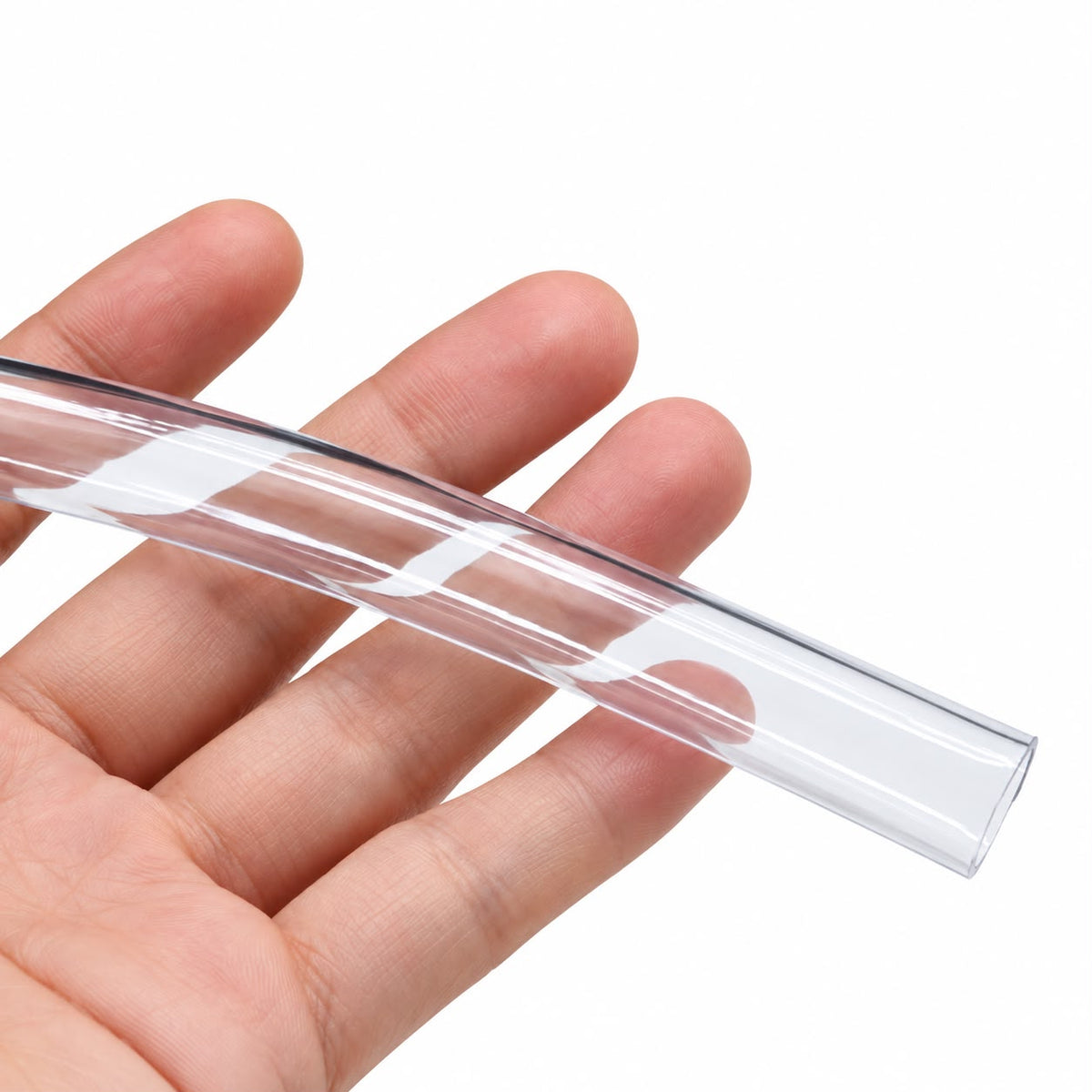 Tubo de PVC cristal transparente flexible para líquidos y riego